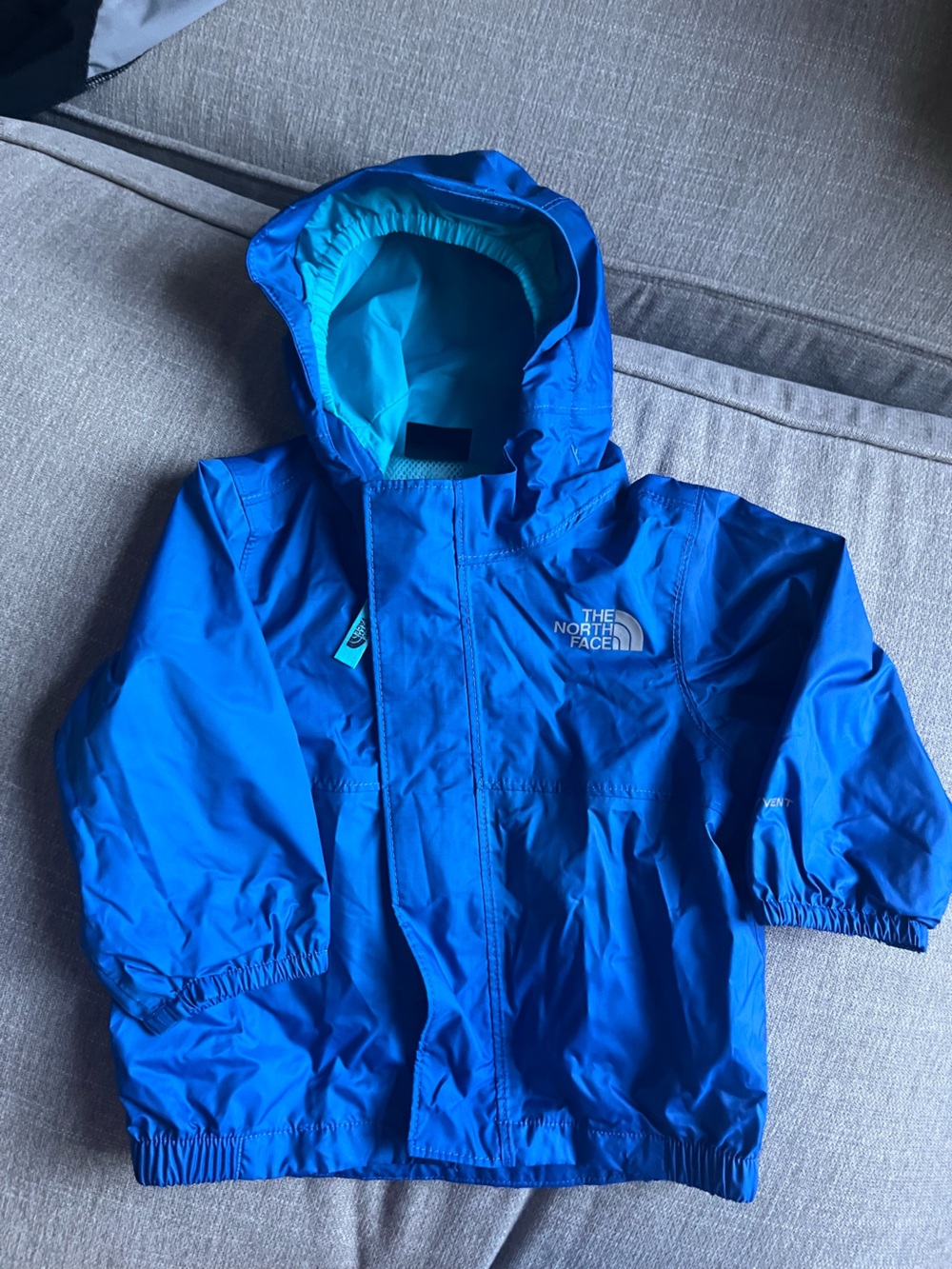 North face Bright Blue Kids' Hooded Raincoat